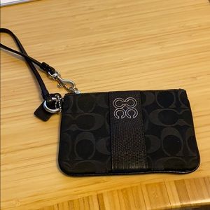 Coach Monogram Wristlet